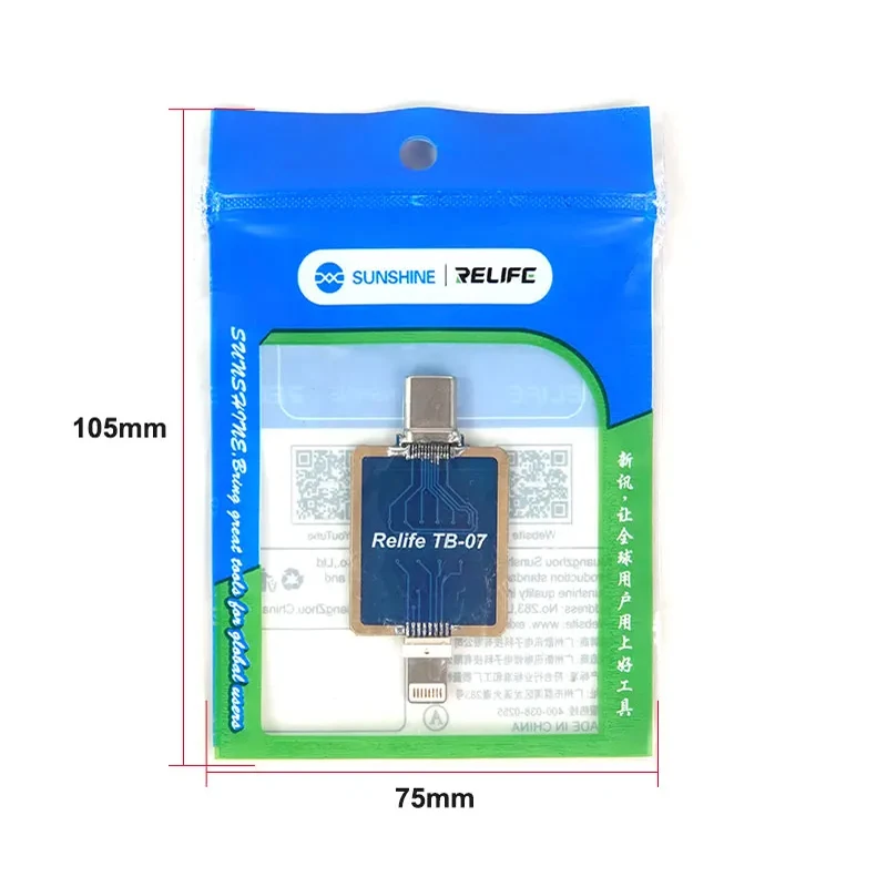 RELIFE TB-07 No-disassembly Mobile Phone Fault Detection Tail Board IPhone Android Fault Quick Location Repair Test Board Tool