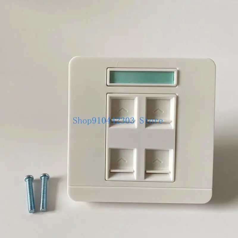 

L4MD 4-портовая сетевая настенная панель RJ45 CAt6 с разъемом «мама-мама» без инструментов