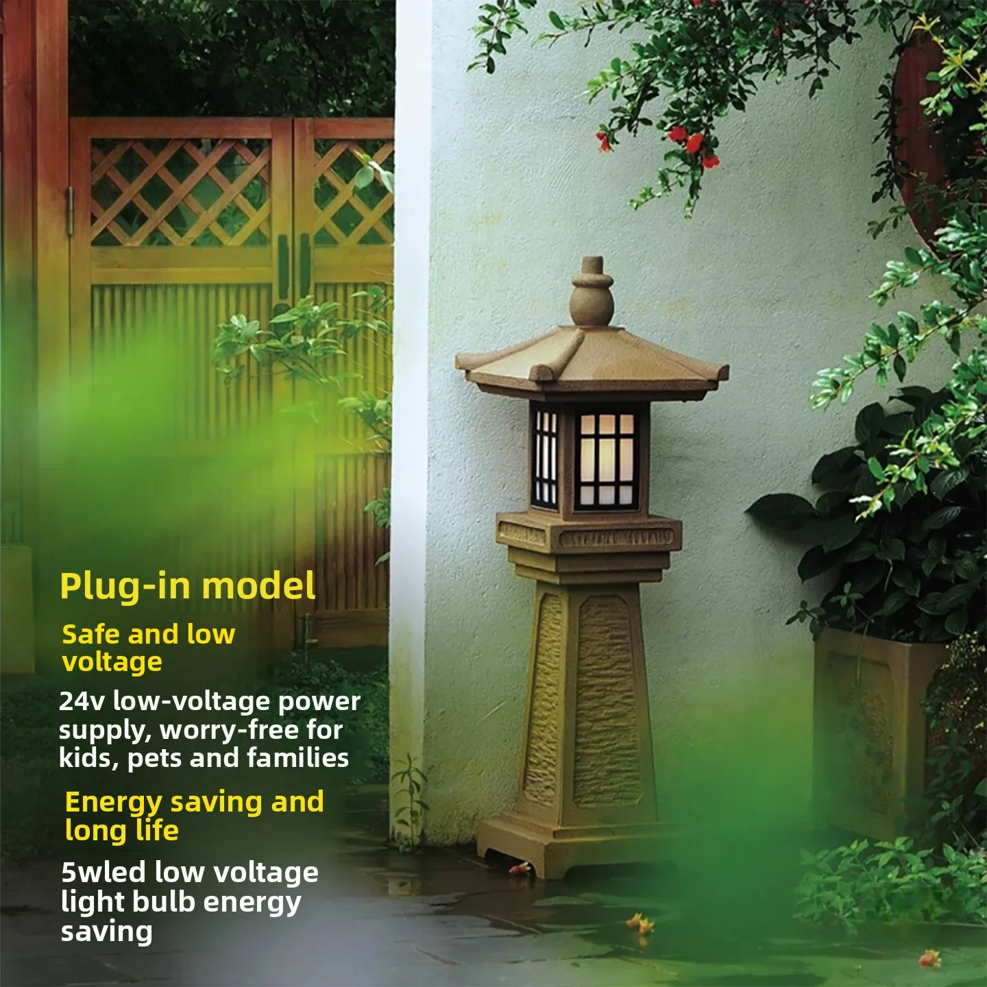 ضوء الحديقة الشمسية الصينية العتيقة #3