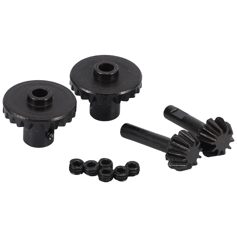 HOT-RC Car Metal Spare Part Upgrade Metal Front & Rear Axle Gear Shaft Driving Gear Set For WPL B1 B14 B16 B24 C14 C24 Perfectly