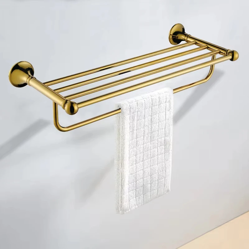 Contemporary Bathroom Hardware Set Black Stainless Steel Towel Bar Glass Shelf Luxury Gold Bathroom Accessories Set