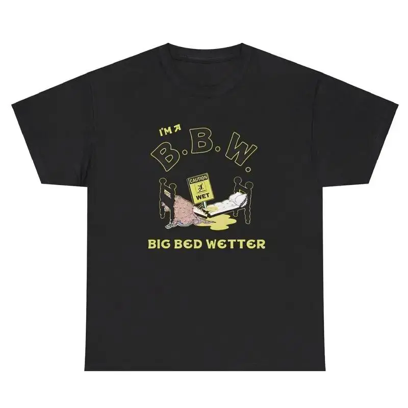 I m A BBW Big Bed Wetter T Shirt Silly Oddly Specific Edgy Gen Z Offensive Tee