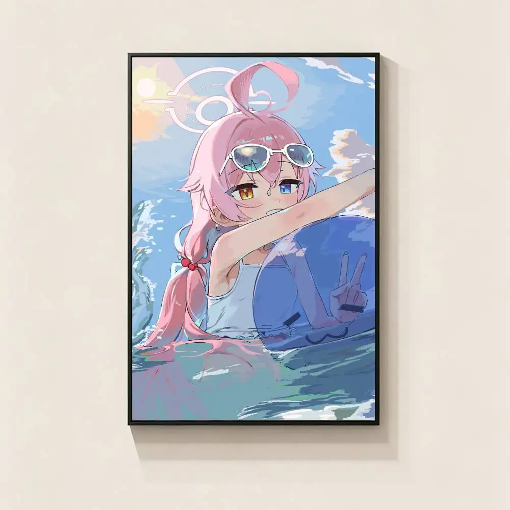 B-Blue H-Hoshino Takanashi A-ArchiveS Poster Perfect Space  Self Adhesive for Office Home Theater Wall Art Decor Fancy Gift