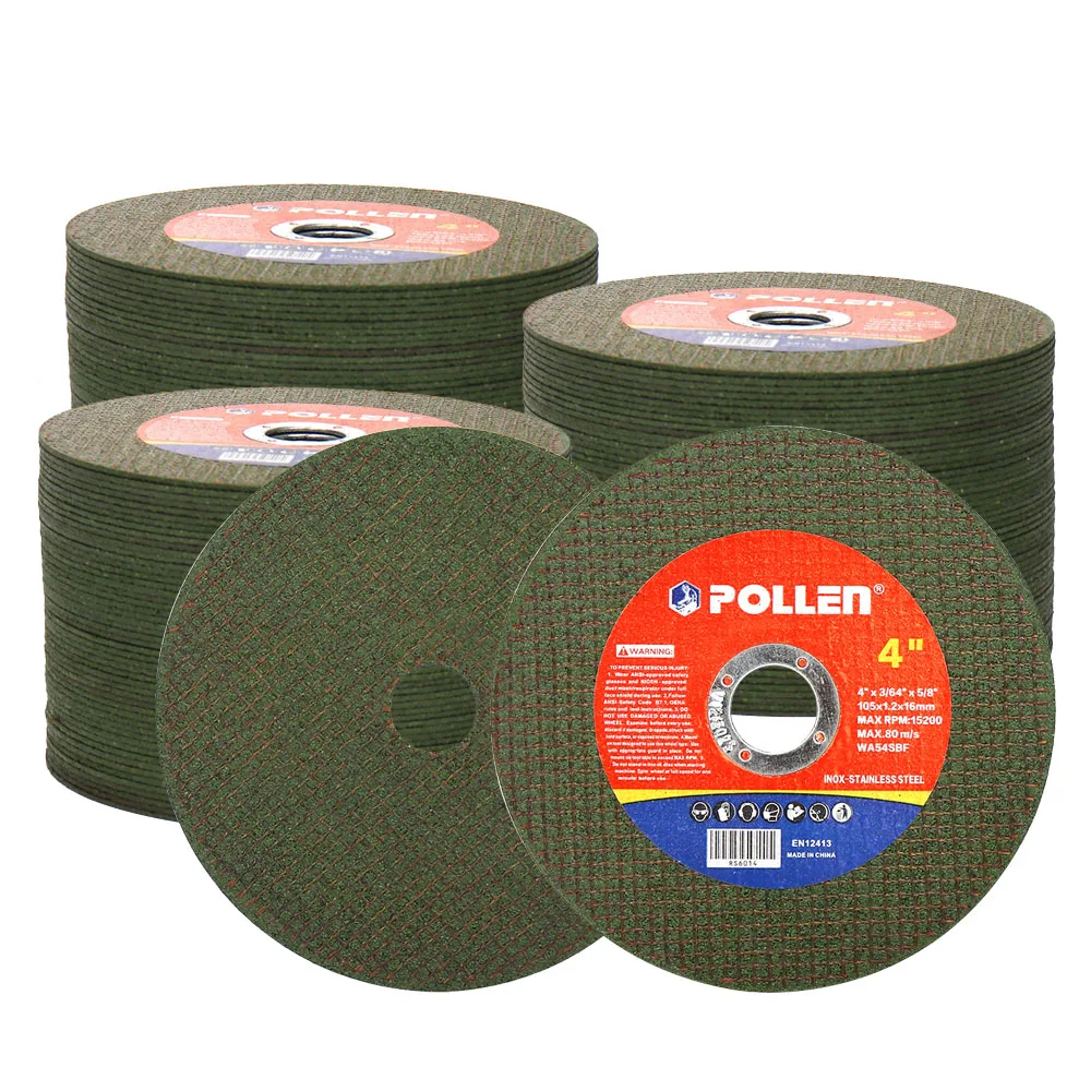 10pcs 4inch Resin Cutting Stainless Steel Discs Cut Off Wheels Flap Sanding Discs Metal Steel Grinding Discs for Angle Grinder
