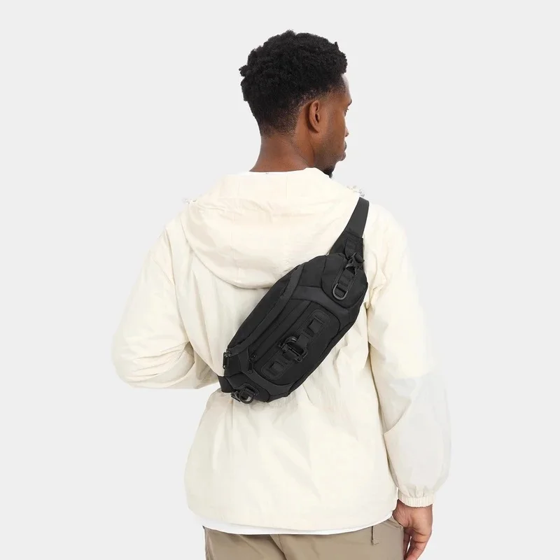 Chest Pack Men Urban Sports Cycling Waterproof Multifunctional Phone Tactical Waist Crossbody Shoulder Sling Bag Compact