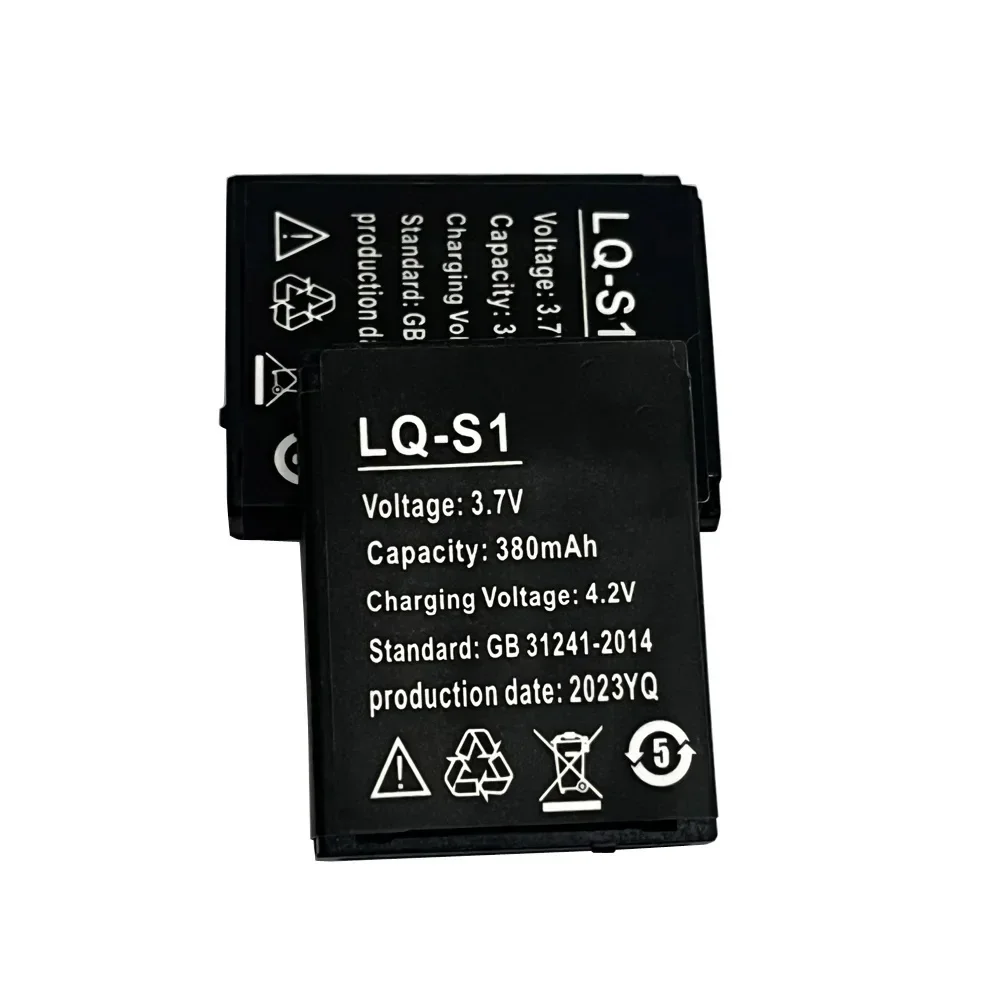 380mAh 3.7V Rechargeable LQ-S1 Li-ion Battery For Smart Watch AB-S1 DJ-09 DZ09 GJD HKS-S1 FYM-M9 SCX-M9 LQS1