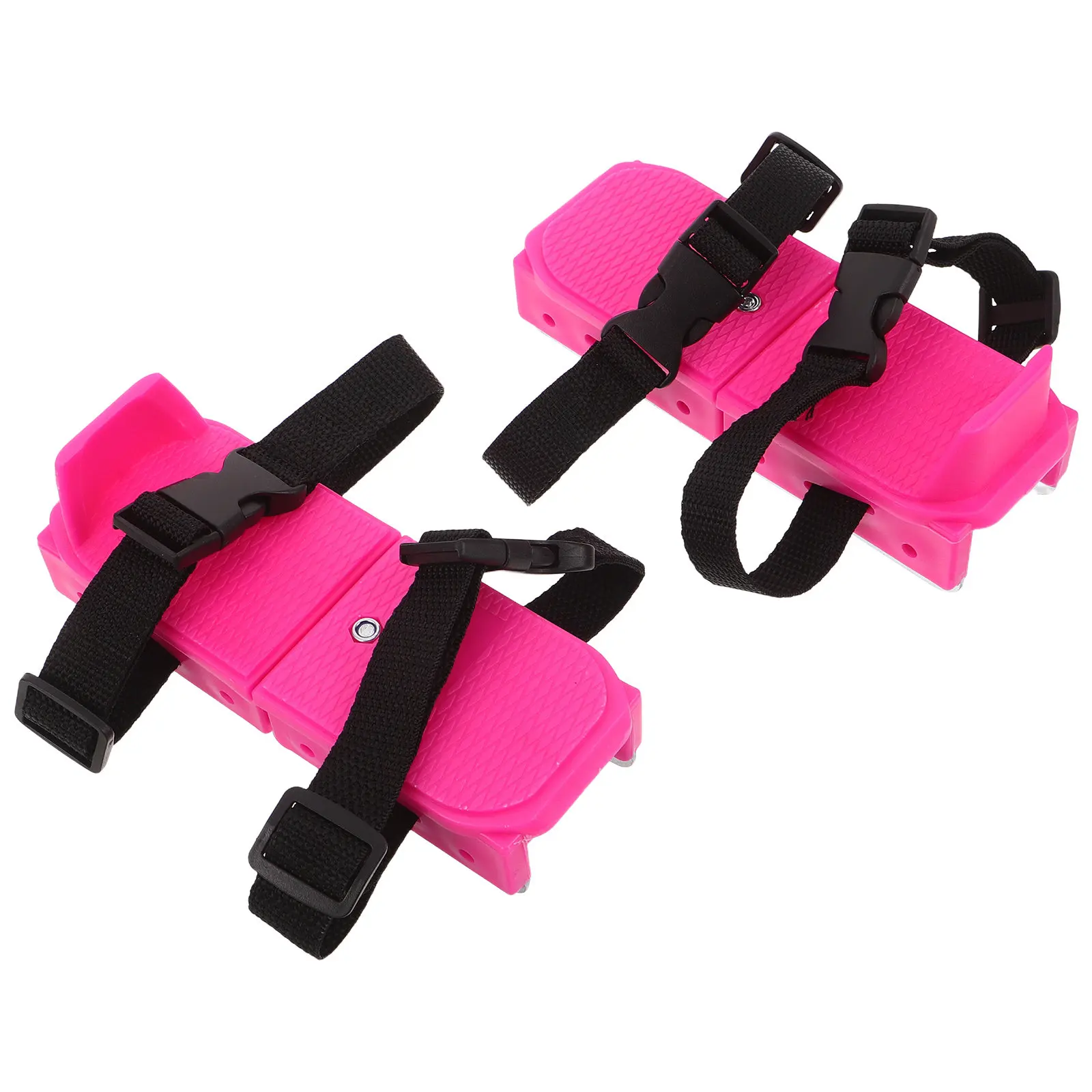 

1 Pair Adjustable Ice Skates Pink Stable Beginner Hockey Skates Mini Snowskate Shoes for Ice Snow Outdoor