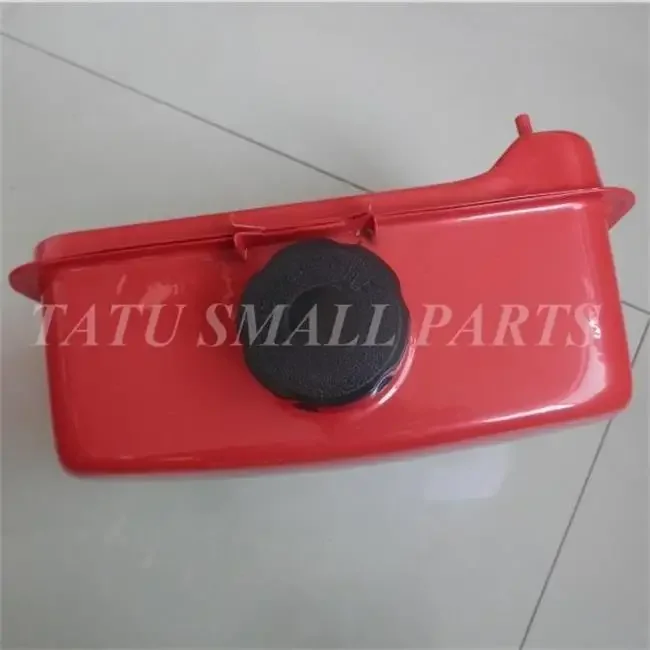 L100 DIESEL FUEL TANK CMPL. CW.  FOR YANMAR  L90 & MORE 406CC 9HP ENGINE TILLER CULATIVATOR CAP FILTER PETCOCK  4.5L RED / BLACK