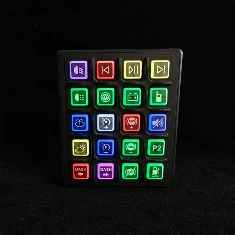 Simulated Racing Game Central Control Box Euro Truck Multifunctional Control Button Box For Fanatec  MOZA  SIMAGIC