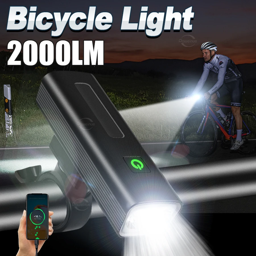 

Bicycle Front Light Rechargeable LED Flashlight For Cycling Bike Headlight With Clip MTB Road Bicycle Lamp Outdoor Riding