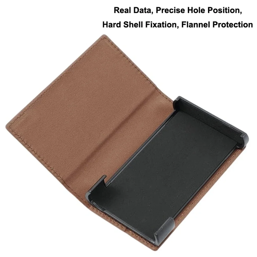 Étui de protection en cuir PU résistant aux chocs, housse à rabat pour Sony Walkman série NW-A306 NW-A307 NW-A300