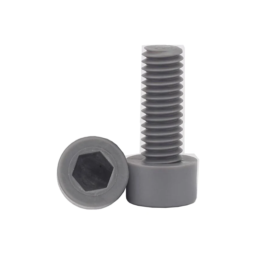 

M3 M4 M5 M6 M8 M10 4-25-50mm DIN912 PVC Screws Water Resistant Anti-Corrosion Hex Hexagon Socket Allen Head Cap Screw Bolt