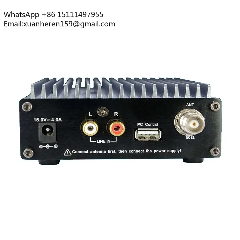 CZE-15B 15W Broadcast FM Radio Transmitter FM Broadcasting for Church, Car, Home, Conference, Christmas Light Show