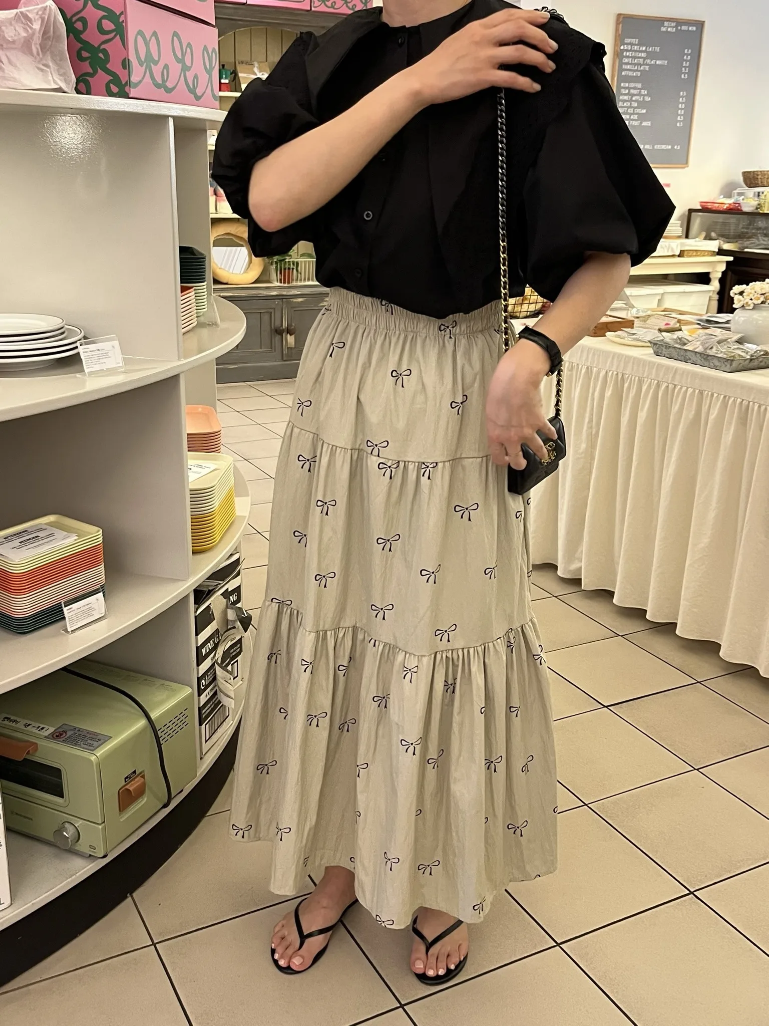 

Модная летняя новая тонкая юбка трапециевидной формы с высокой талией, длинная женская одежда с узлом и принтом, одежда для поездок на работу