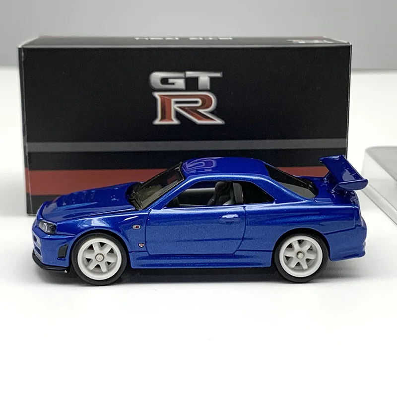 ZZC 1:64 GTR R34 Open-Top Edition Without Side Windows Alloy Simulation Car Model Classics Adult Souvenir Gift Hobby & Toys