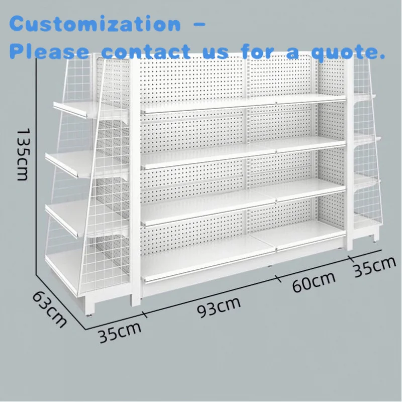 

custom.Customized Supermarket Shelves Supermarket Display Equipment China Light Metal Store Shelves