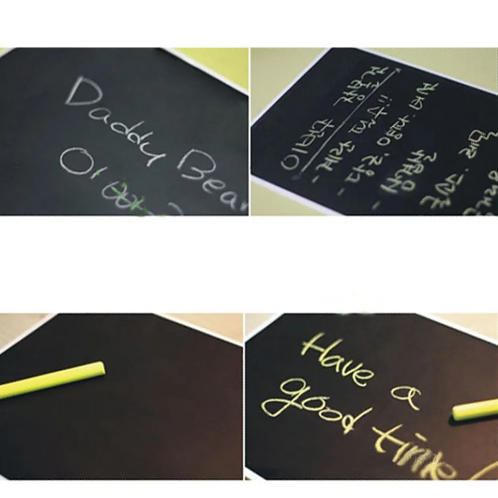 8 Pcs Sticker Removable Label Stickers Chalk Board 3000X2000X030CM Chalkboard Labels