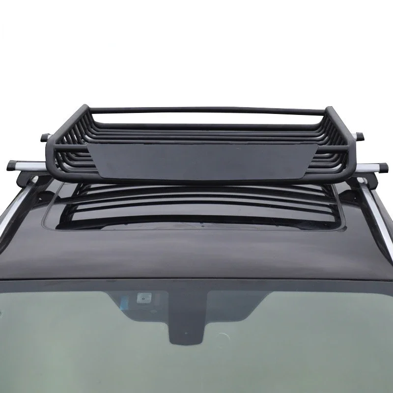 

120X100CM Roof Iron Luggage Rack 134X105CM Black Car Luggage Frame