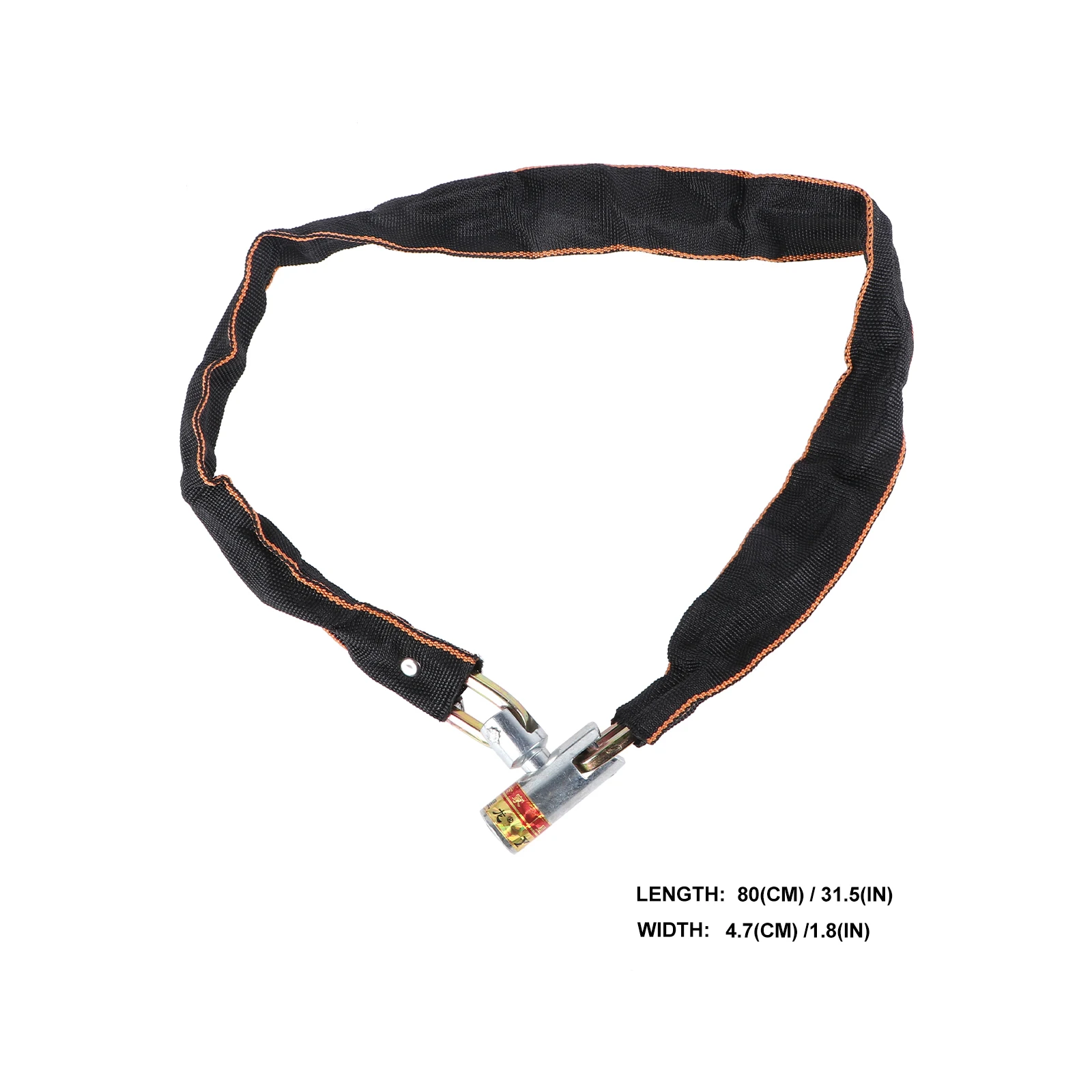 

Sturdy Heavy Duty Bike Chain Lock Anti-Theft Security Locking Mechanism For Bicycle Motorcycle Portable Design Bike Accessories