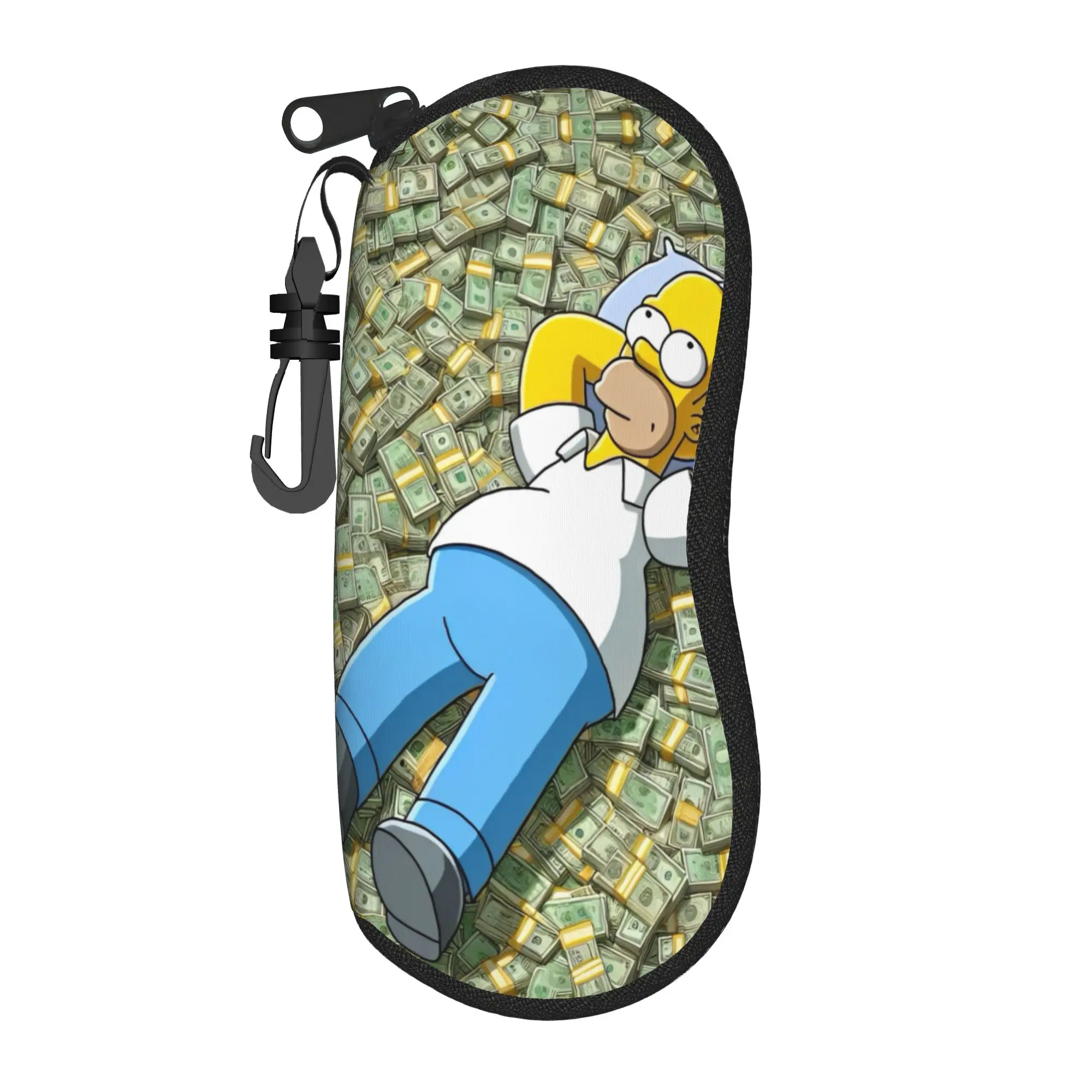 Das S-Simpsons-Brillenetui, Unisex, praktisches Zubehör, Aufbewahrungsbox für Sonnenbrillen, Anti-Druck-Etui für Augenkontakte