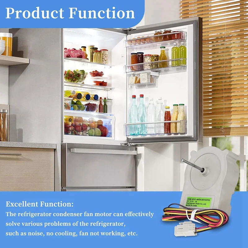 Двигатель вентилятора испарителя холодильника EAU63103204, 12 В постоянного тока, замена для холодильника Kenmore EAP11761149, PS11761149