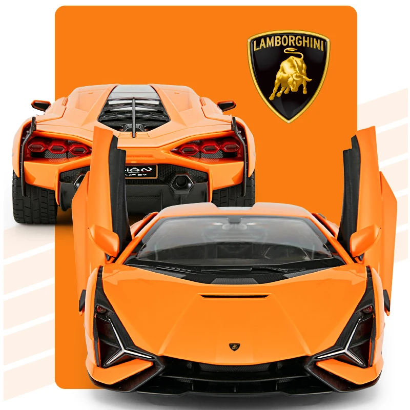 Lamborghini Sian FKP RC Car 1:14 Scale Remote Control Car Model Radio Controlled Auto Machine Toy Gift for Kids Adults Rastar