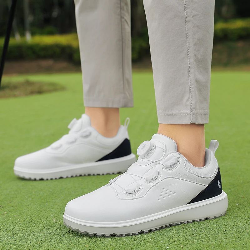 Classic Men's Golf Shoes Professional Trainers For Walking_voghion.com