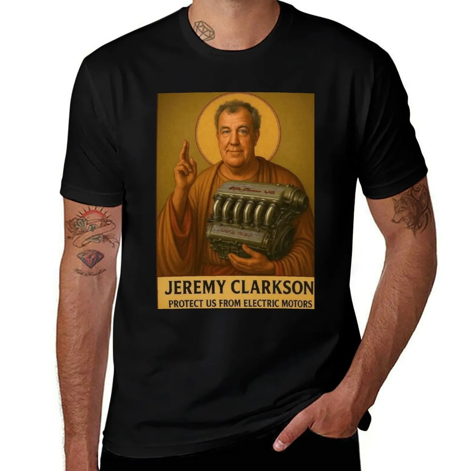 

Clarkson - Save us from EVs ! T-Shirt cotton graphic tees gifts for boyfriend korean fashion tops mens designer clothes