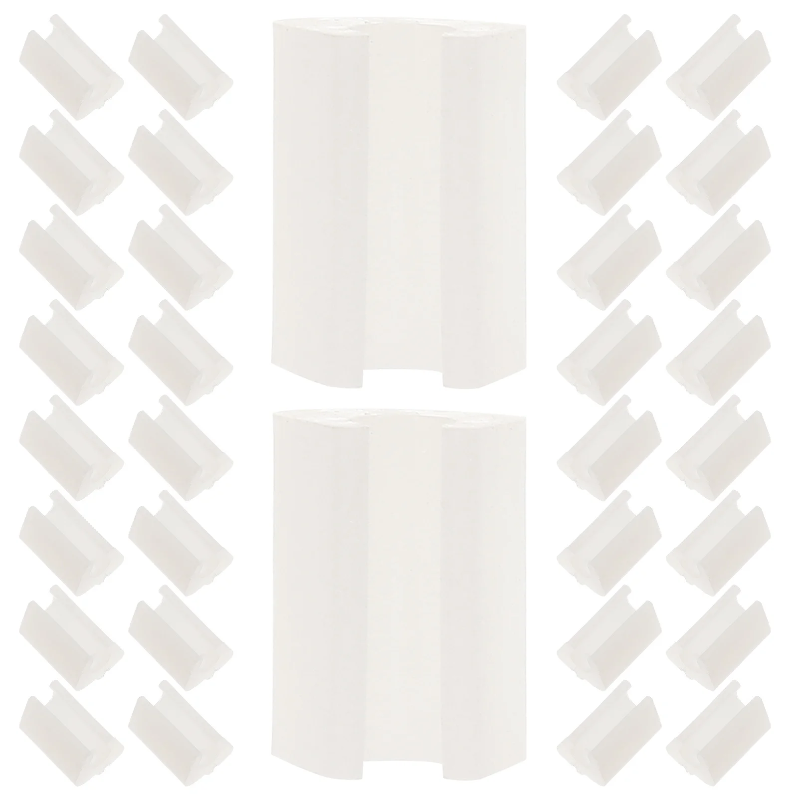 100 قطعة بالوعة صر قدم رف المطبخ حامي كرسي حافظات الأرضية لبلاط الخشب لا زلة القبضات البلاستيكية الساق قبعات سلك الطائرات الشراعية #5