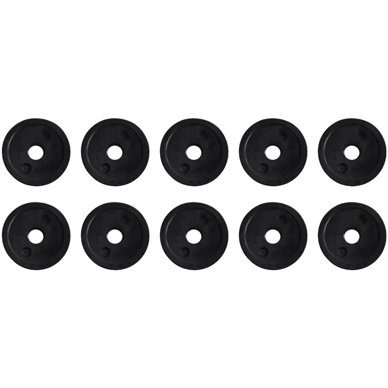 ABWP-Rubber Anti Vibration Isolator Absorber Base Foot Pad 40Pcs Black