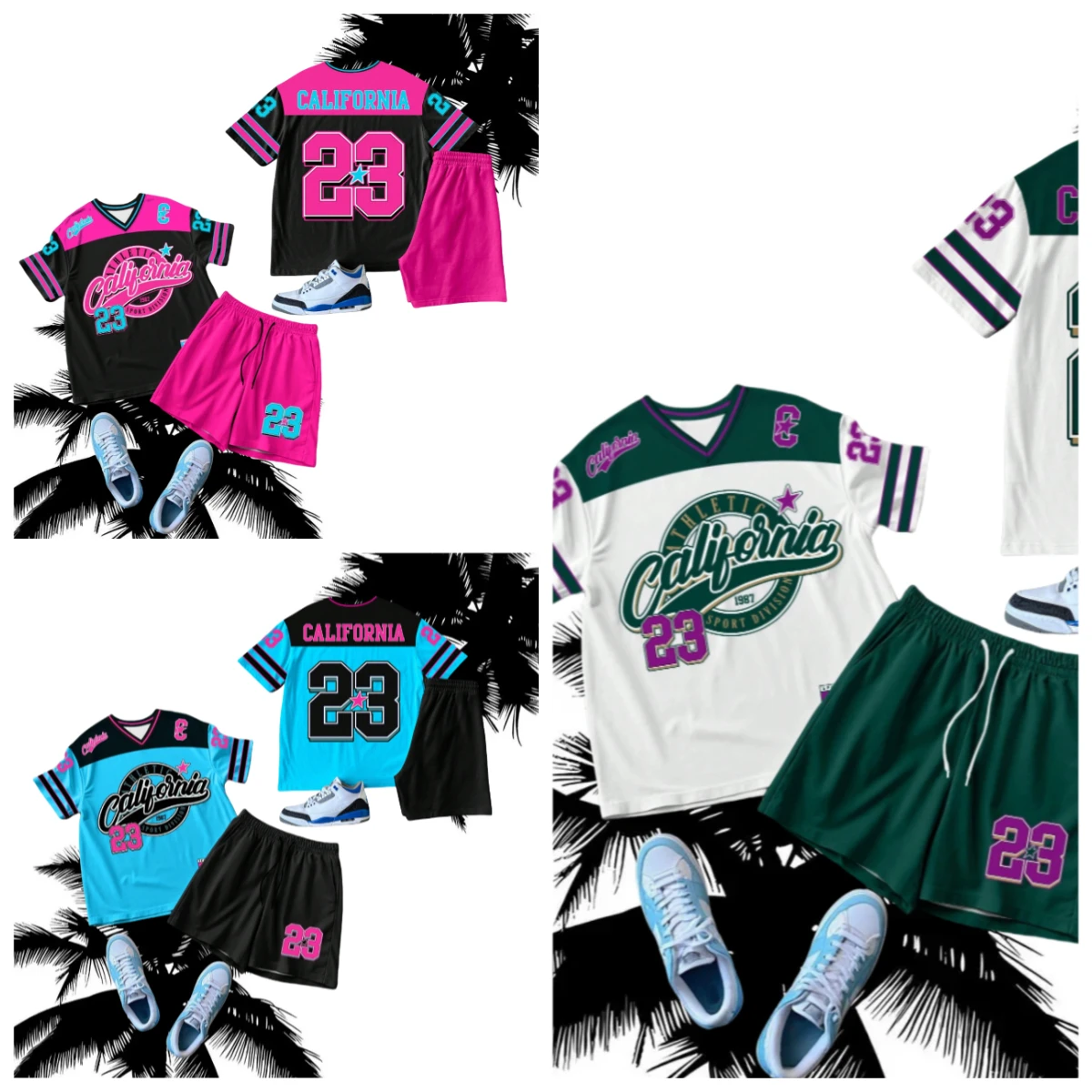 25/26 جديد الرجال كاليفورنيا رقم 23 ثلاثية الأبعاد طباعة تي شيرتات قصيرة الاكمام و مجموعة تي شيرتات قصيرة للأطفال التدرج قصيرة الأكمام المرأة تي شيرت مجموعة تي شيرتات قصيرة للأطفال