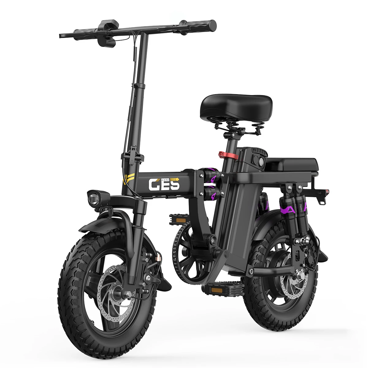 Bicicleta eléctrica plegable Uplee GE5 para adultos, con motor de 250 W, 48 V, ideal para desplazamientos urbanos.