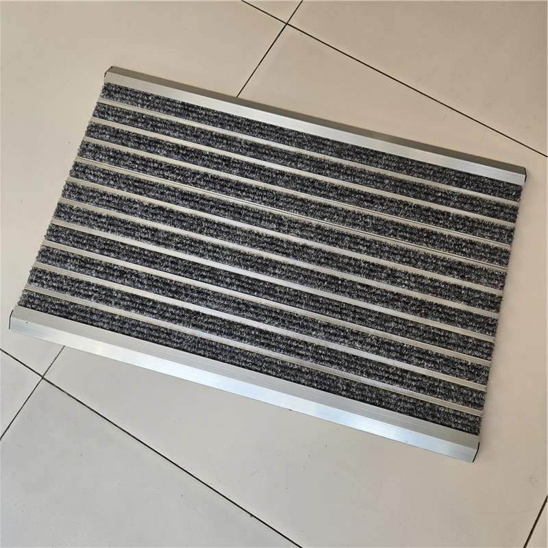 

Front Door Mat Outdoor Commercial Aluminum Carpet Floor Mat for Shopping Mall Entrance Mat