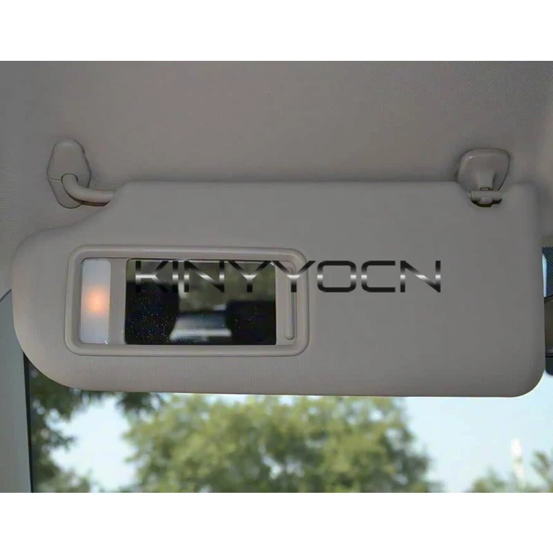 حاجب من الشمس للسيارة باللون الرمادي لـ FAW Besturn X80 2017 2018 حاجب شمس جانبي مع مرآة مع ضوء #2