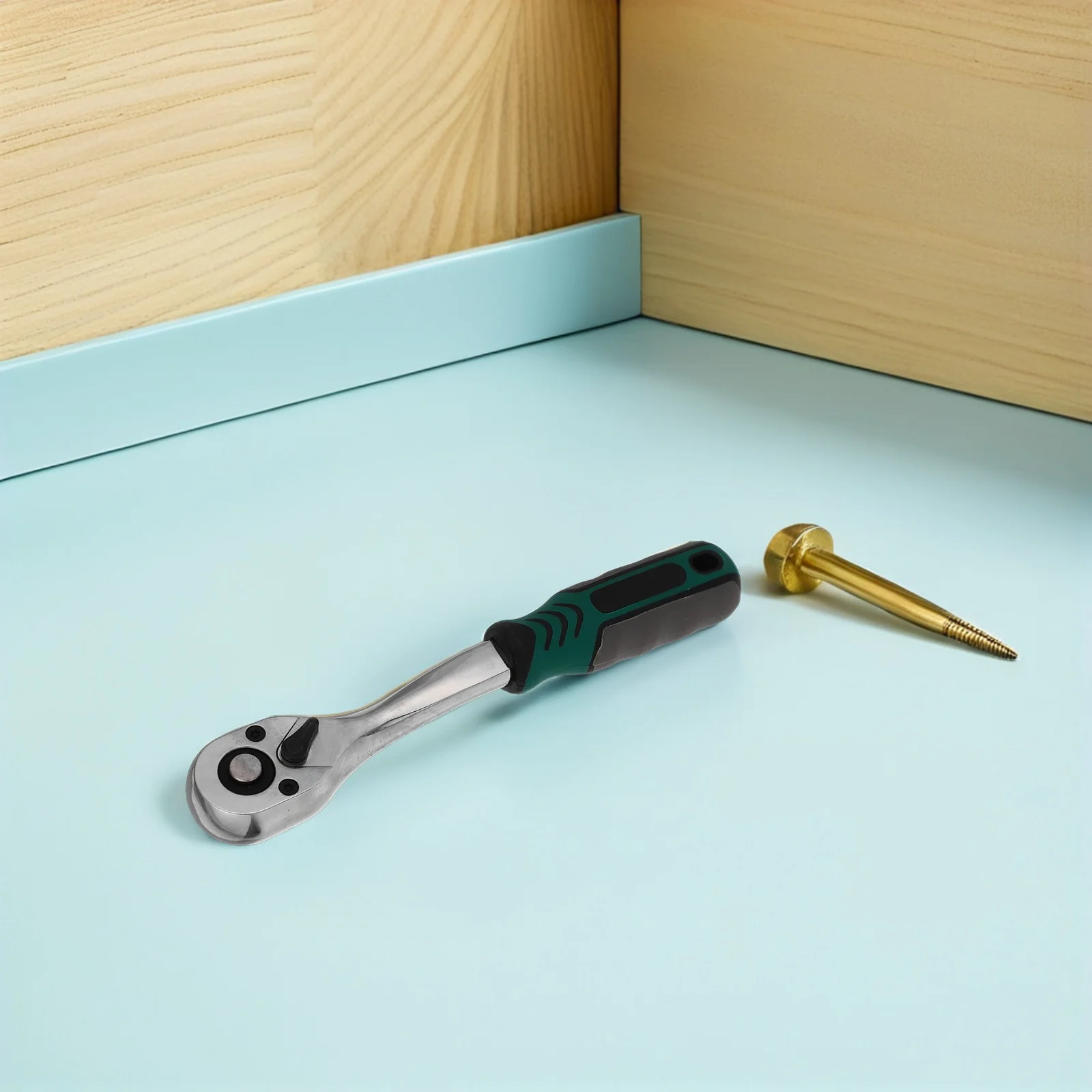 

72-Tooth Quick-Release Ratchet Wrench 10mm Drive Precision Engineering Smooth Rotation High Strength Compact Design