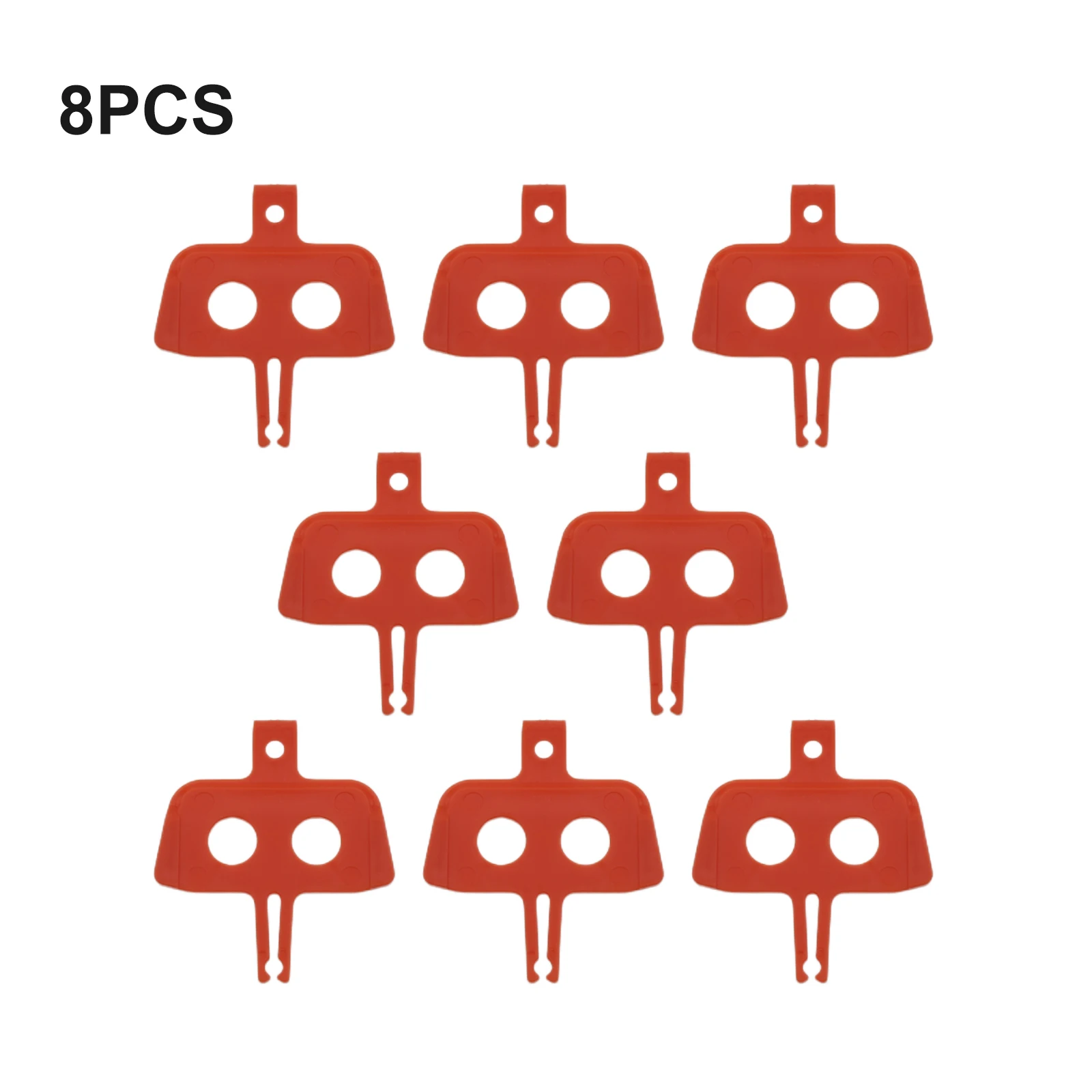 

Bicycle Spacer Brake Pad Office Disc Lightweight Parts Protection Piston Red Replacement Stoppers 8 Pcs About 40mm