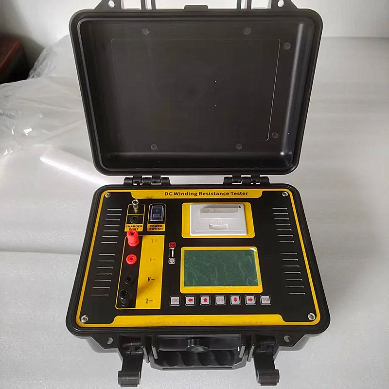 High Presicion DC Winding Resistance Tester DC Resistance Tester Transformer Winding Resistance Test Machine Multimeter 5A 10A