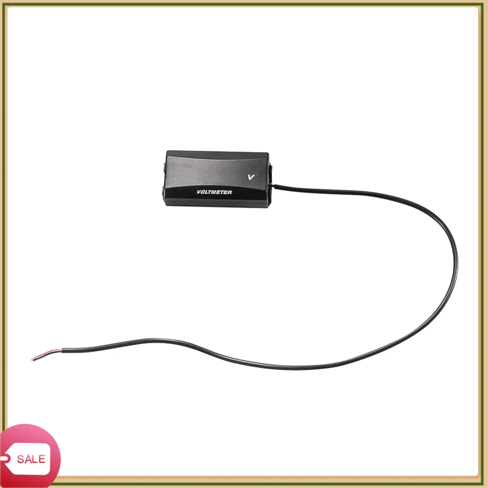 

Unique Motorcycle Mini LED Digital Voltmeter Monitor Panel Meter Volt Voltage Tester Reverse Connection Protection 12V-80V