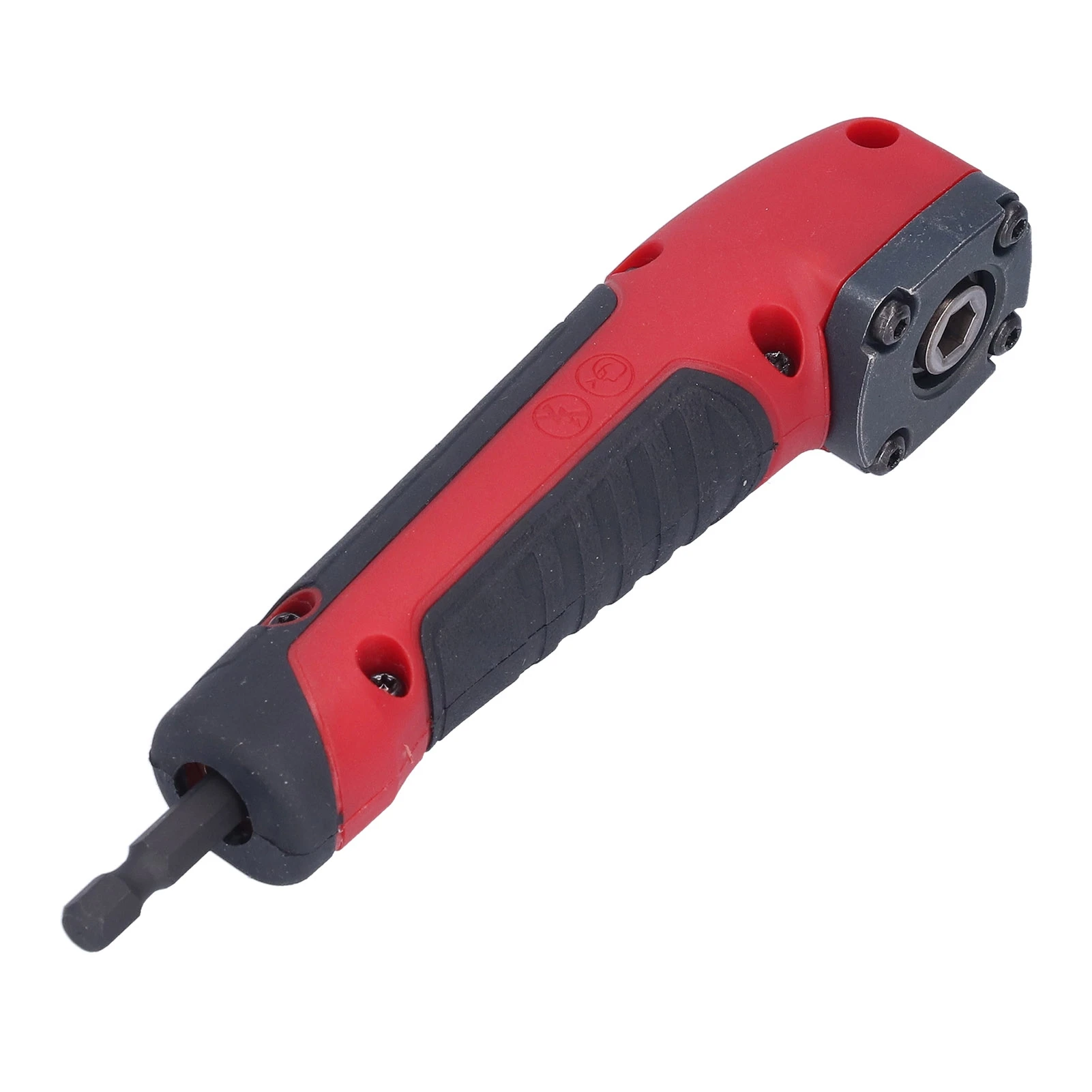 Right Angle Adapter Electric Drill Turning Tool 90° Fitting Anti Vibration Corner Device 15cm