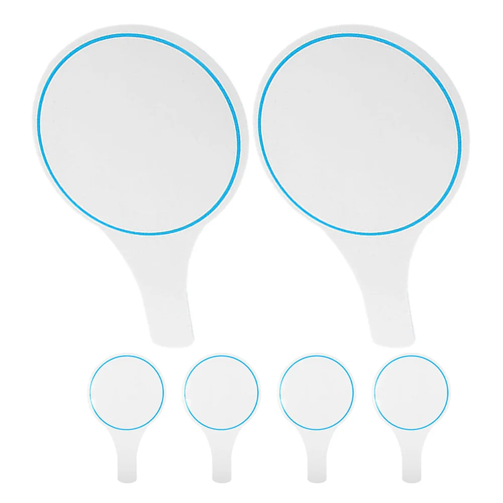 6 قطعة لوحة النتائج الجافة الفارغة المحمولة لألعاب التصويت الحكم لوحة تحديد الأحداث المكتبية المدرسية من جانب واحد