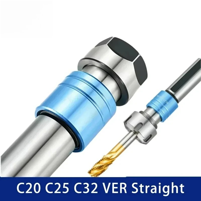 Tapping tool shank of CNC latheC20 C25 C32 VER Straight Shank Tool Holder Retractable Tapping Floating Tool Holder