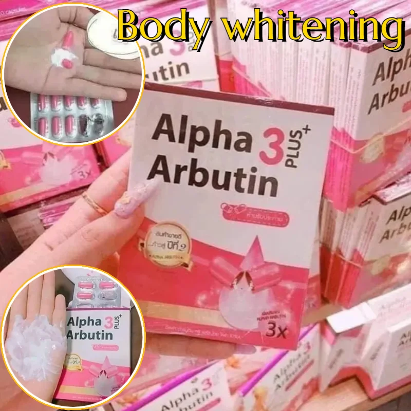 3X Alpha Arbutin 3 Plus Powder & Lotion Blend Brightening Skin Reduce Dark Skin Body Lotion