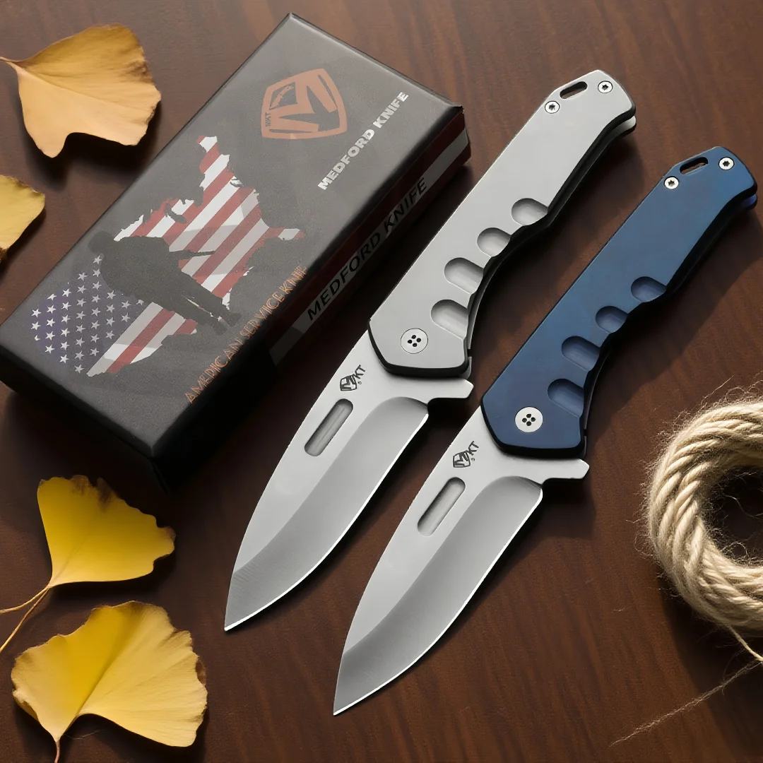 

MKT- Ball Bearing Folding knife, exquisite EDC Personalized knife, Portable Pocket Knife, Household sharp Fruit knife