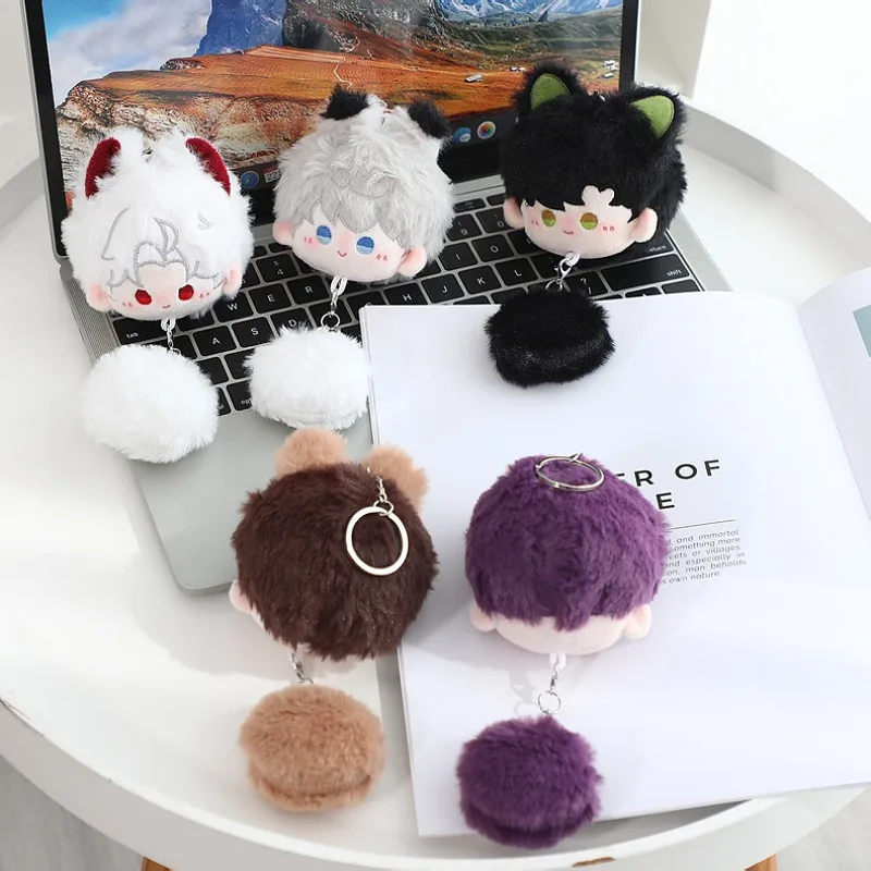 

Game Love and Deepspace Xavier Sylus Rafayel Cosplay Keychain Plush Figure Doll Keyring Key Chain Bag Backpack Pendant Prop Gift