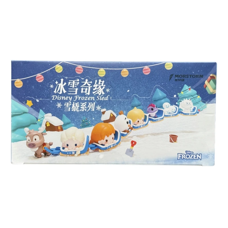 Disney Originele Doos Frozen De Sneeuwkoningin Elsa Slee Figuur Model Speelgoed Anna Olaf Sven Desktop Decoratie Collectie Kinderen Gift