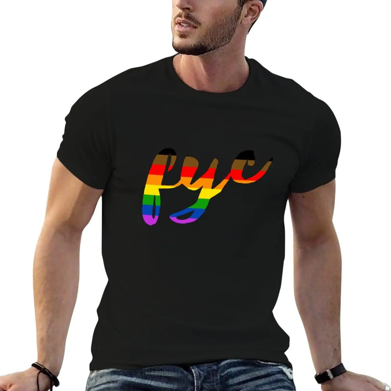 Pride FYC logo T-Shirt t shirt for man man t shirt summer graphic t shirts for man T-shirt