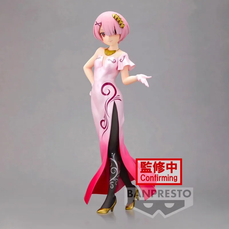 Bandai Original Shiny Venus Re:Life in A Different World From Zero Anime Figure Rem Ram Action Figure Gift Toys for Kids