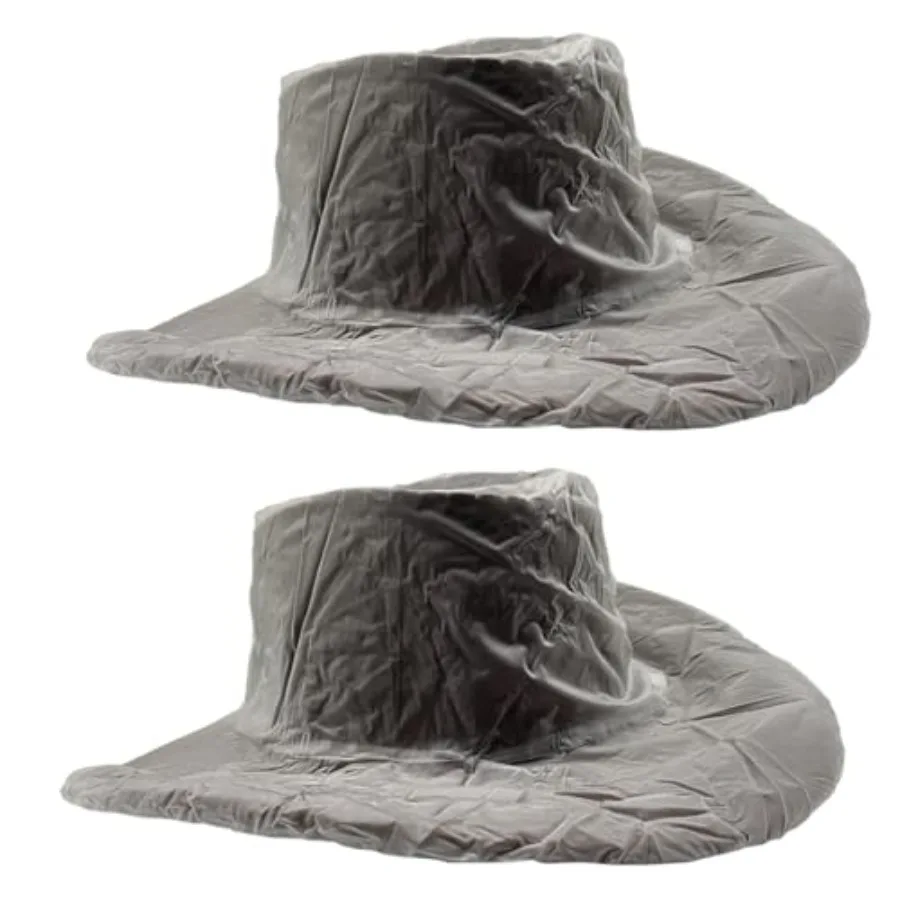 

Cowboy Rain Hat Covers - Plastic Waterproof - Men's Dust and Rain Protection