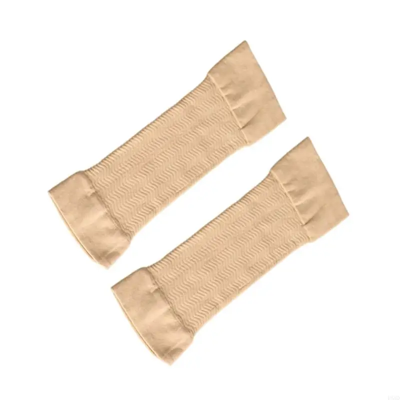 Ventilated Workout Arm Covers Adjustable Arm Brace Exercise Training Accessory Spandex Texture for Tennis Golfers 