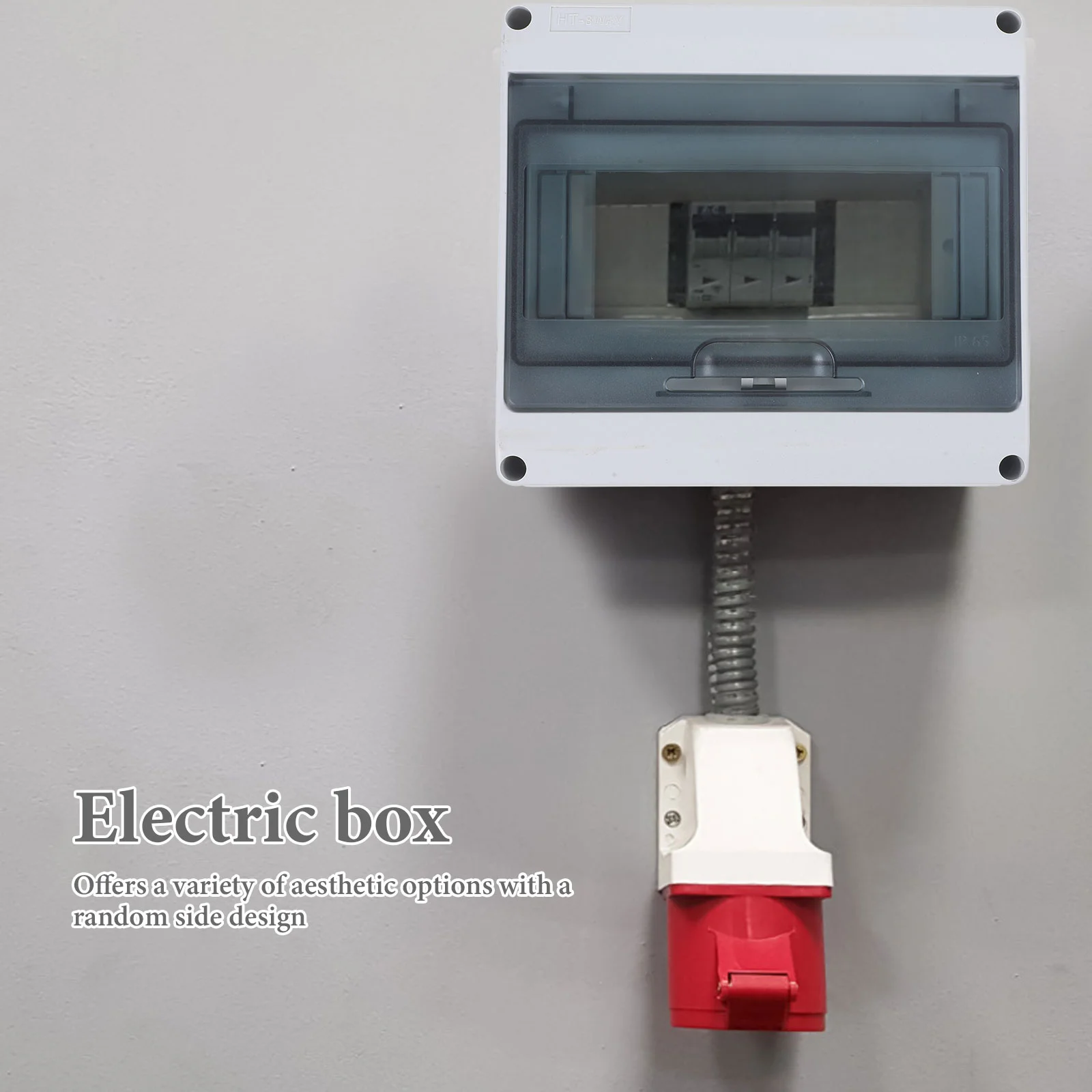 Distribution Protection Box Electrical Boxes Weatherproof Plastic Surface Mounted Small Abs